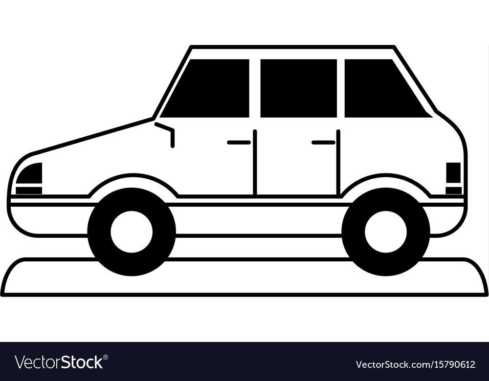 Car Sideview Icon Imag Royalty Free Vector Image