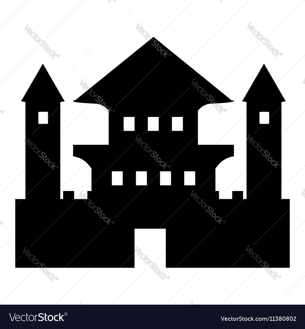 Ancient Palace Icon Simple Style Royalty Free Vector Image