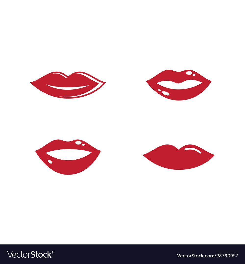 Beauty Lips Women Icon Royalty Free Vector Image