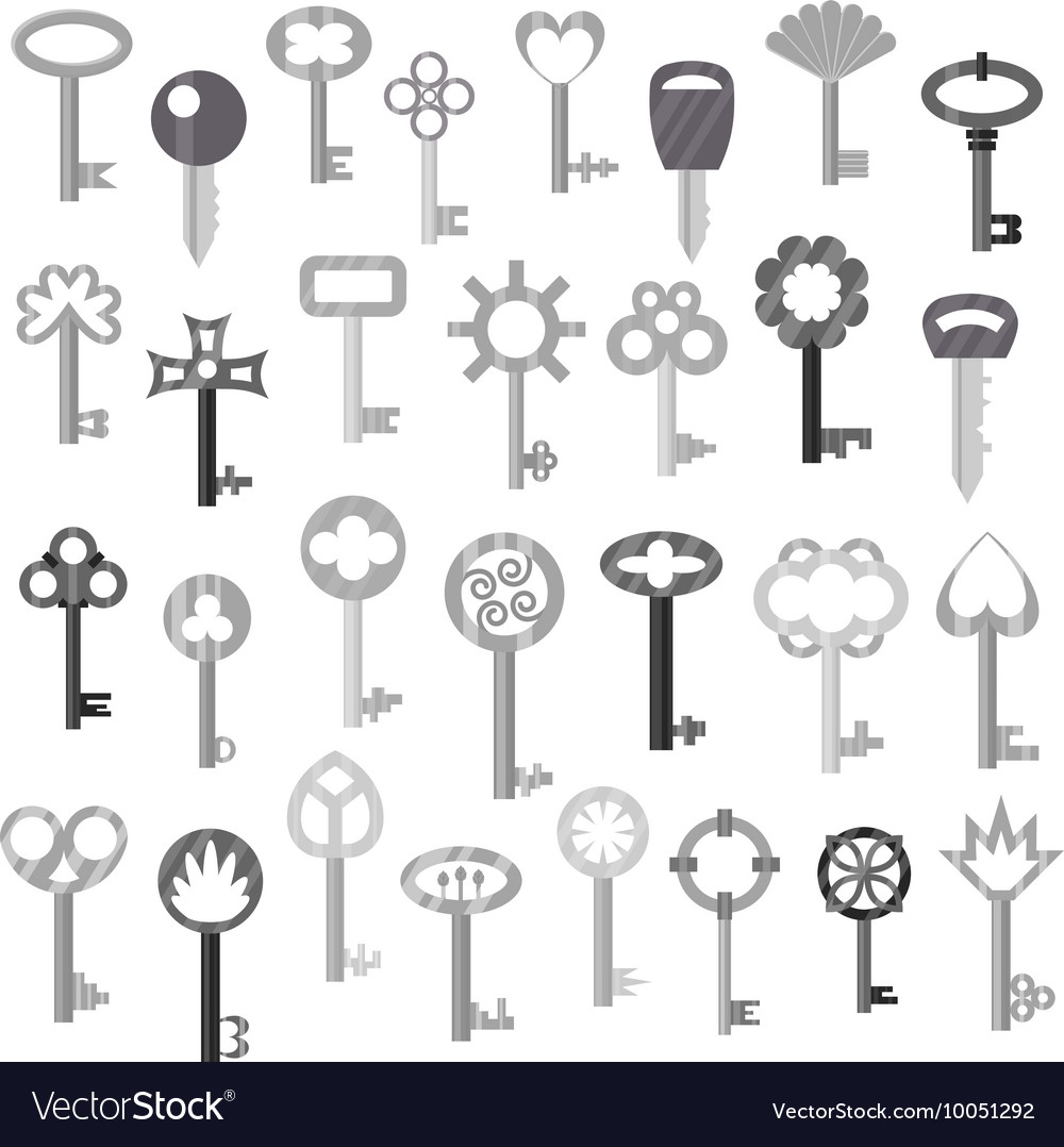 Vintage Key Royalty Free Vector Image Vectorstock