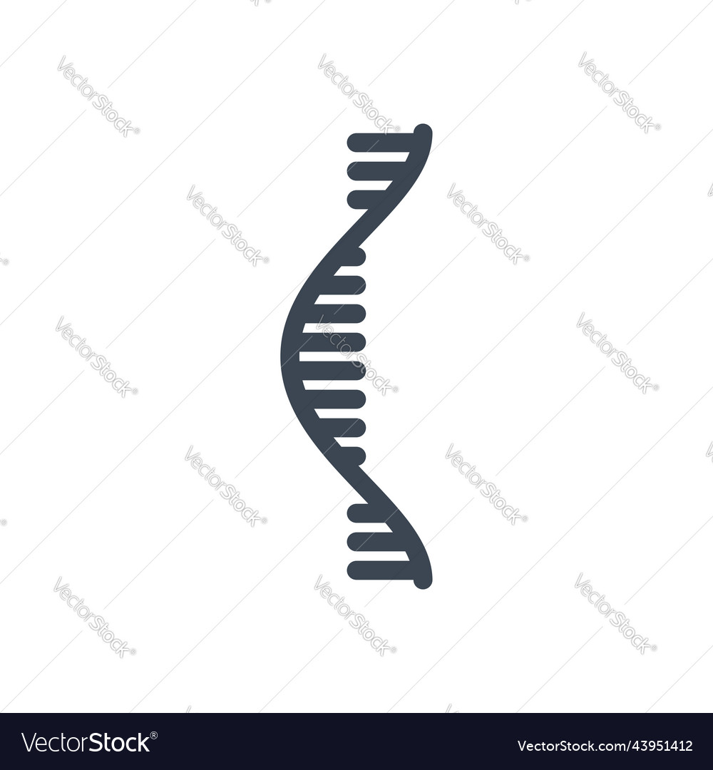 Rna Related Glyph Icon Royalty Free Vector Image