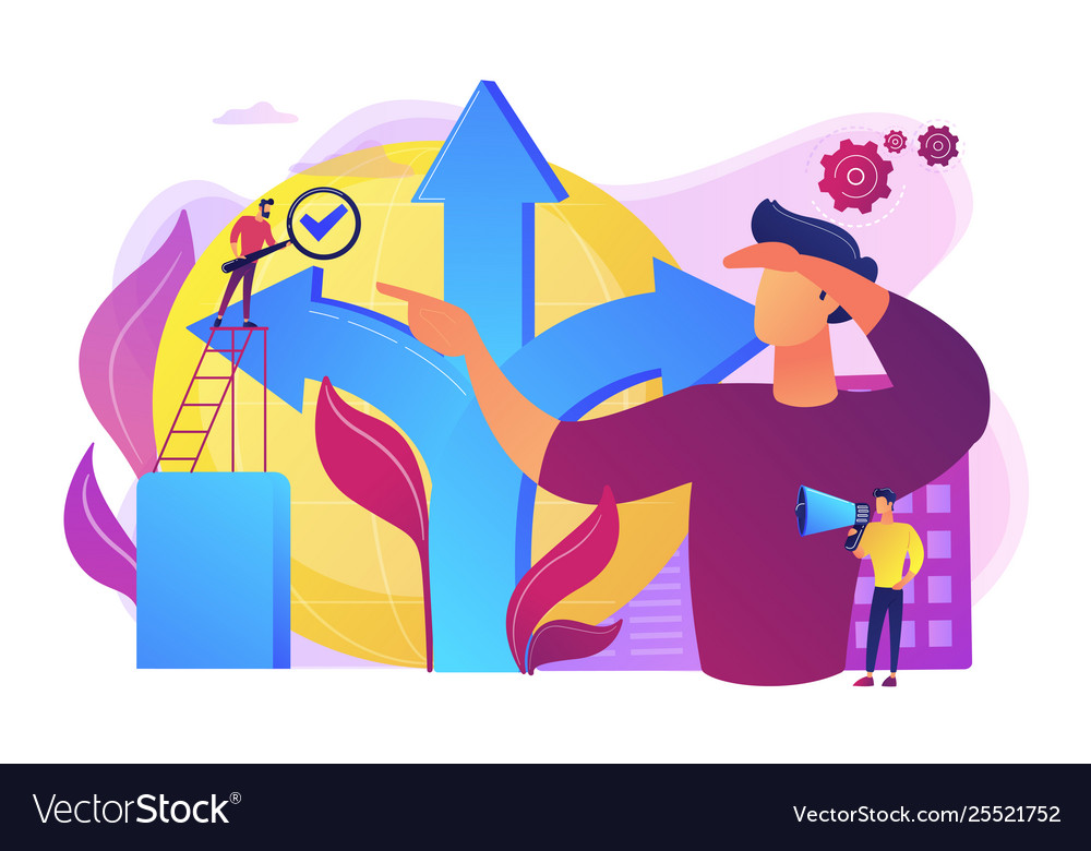 Decision Making Concept Royalty Free Vector Image