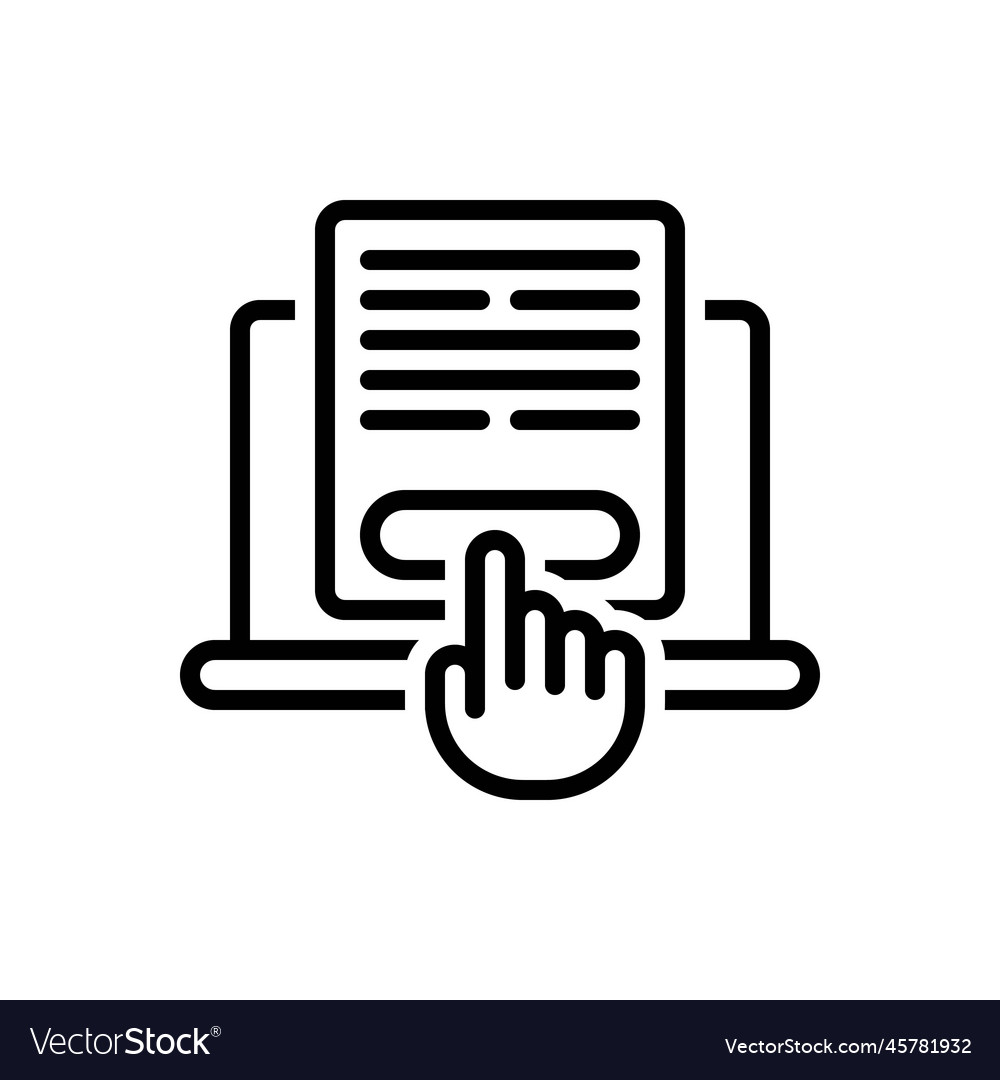 Submitting Royalty Free Vector Image Vectorstock