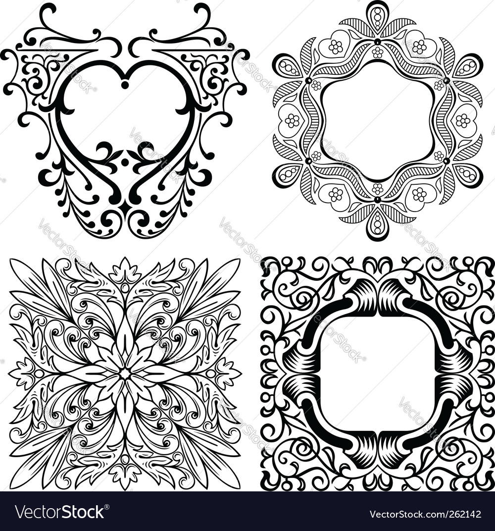 Elegant Design Elements Royalty Free Vector Image