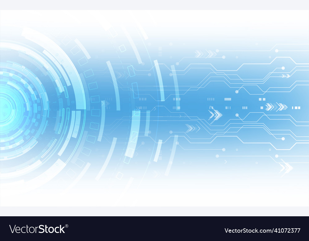 Abstract Hi Tech Technology Background Royalty Free Vector