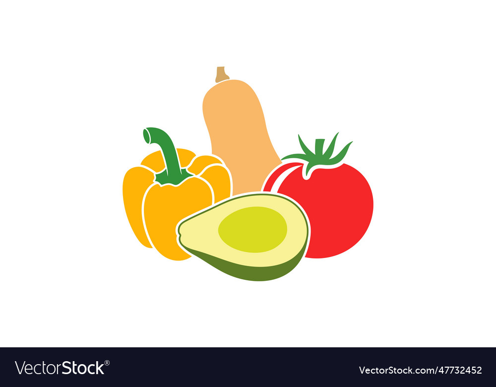 Vegetable Royalty Free Vector Image VectorStock