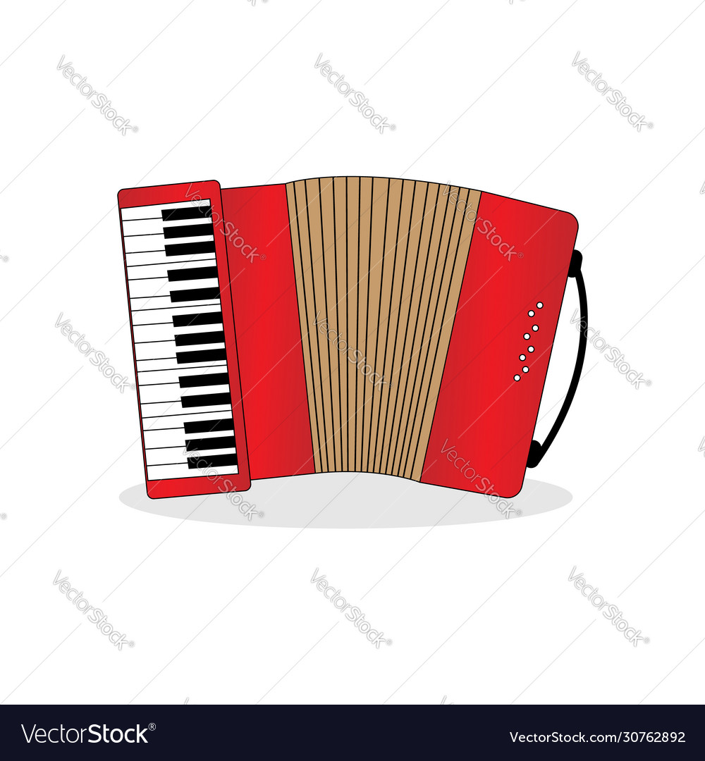 Accordion Royalty Free Vector Image VectorStock