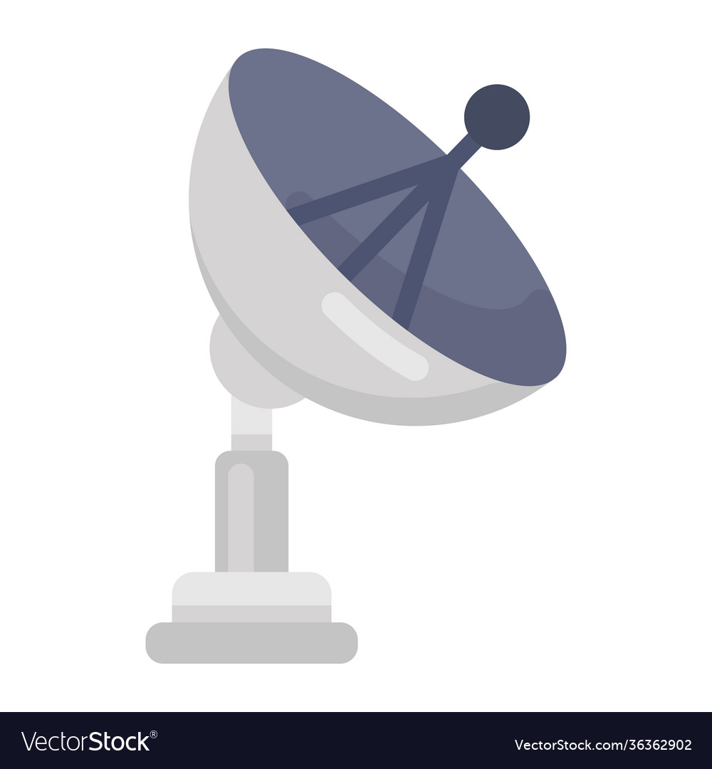 Parabolic Dish Royalty Free Vector Image Vectorstock