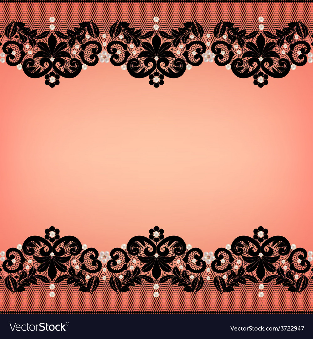 Lace Borders Royalty Free Vector Image VectorStock