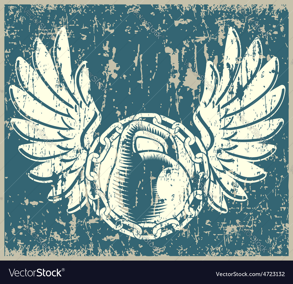 Grunge Weightlifting Royalty Free Vector Image