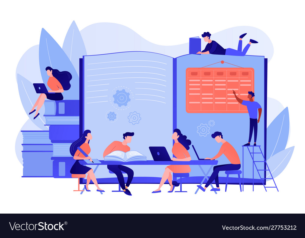 Revision Week Concept Royalty Free Vector Image