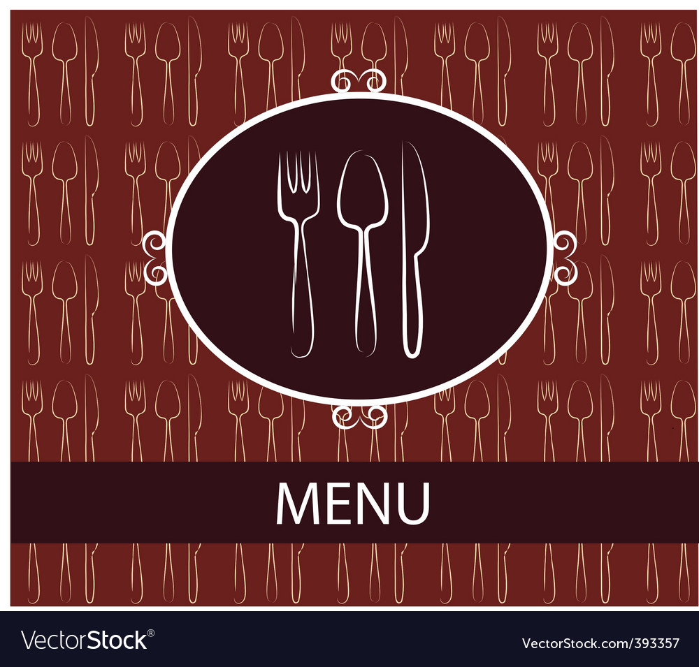 Restaurant Menu Royalty Free Vector Image Vectorstock