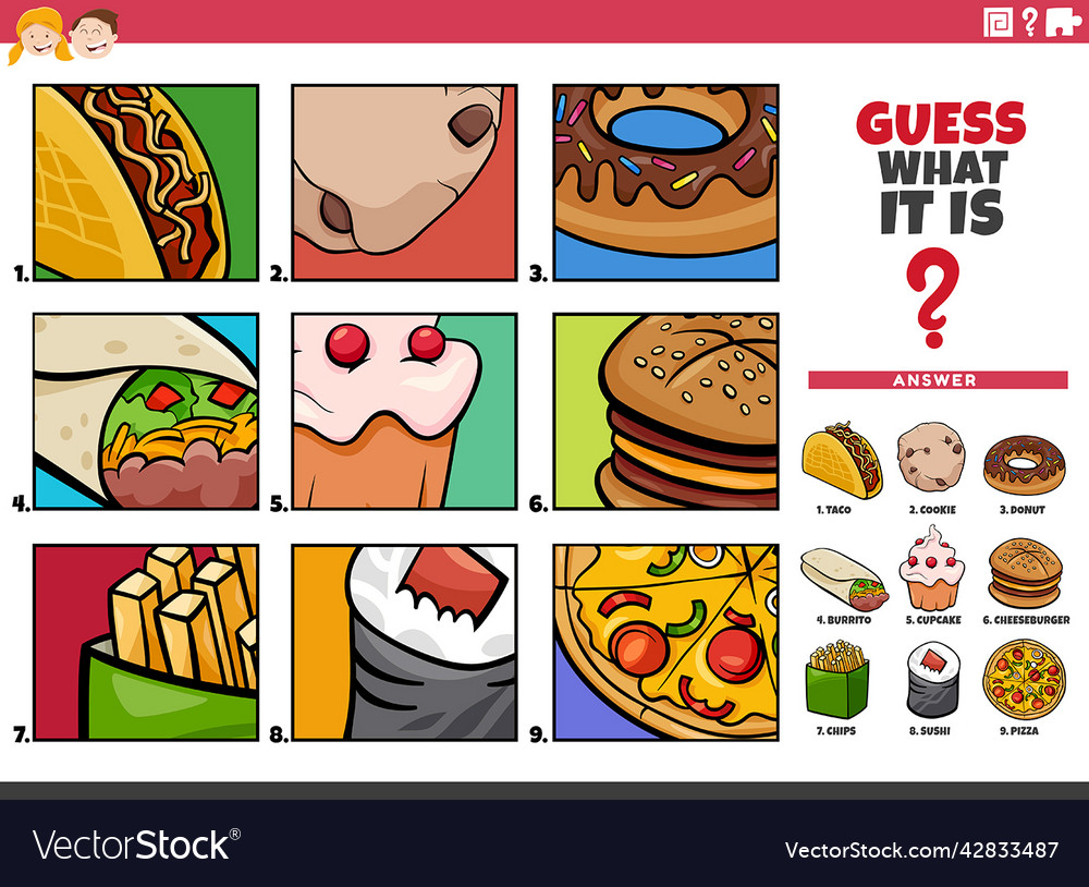 Guess Food Cartoon