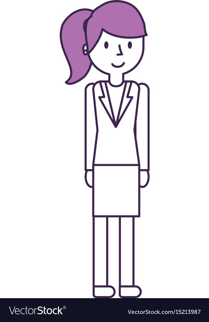 Businesswoman Avatar Character Icon Royalty Free Vector