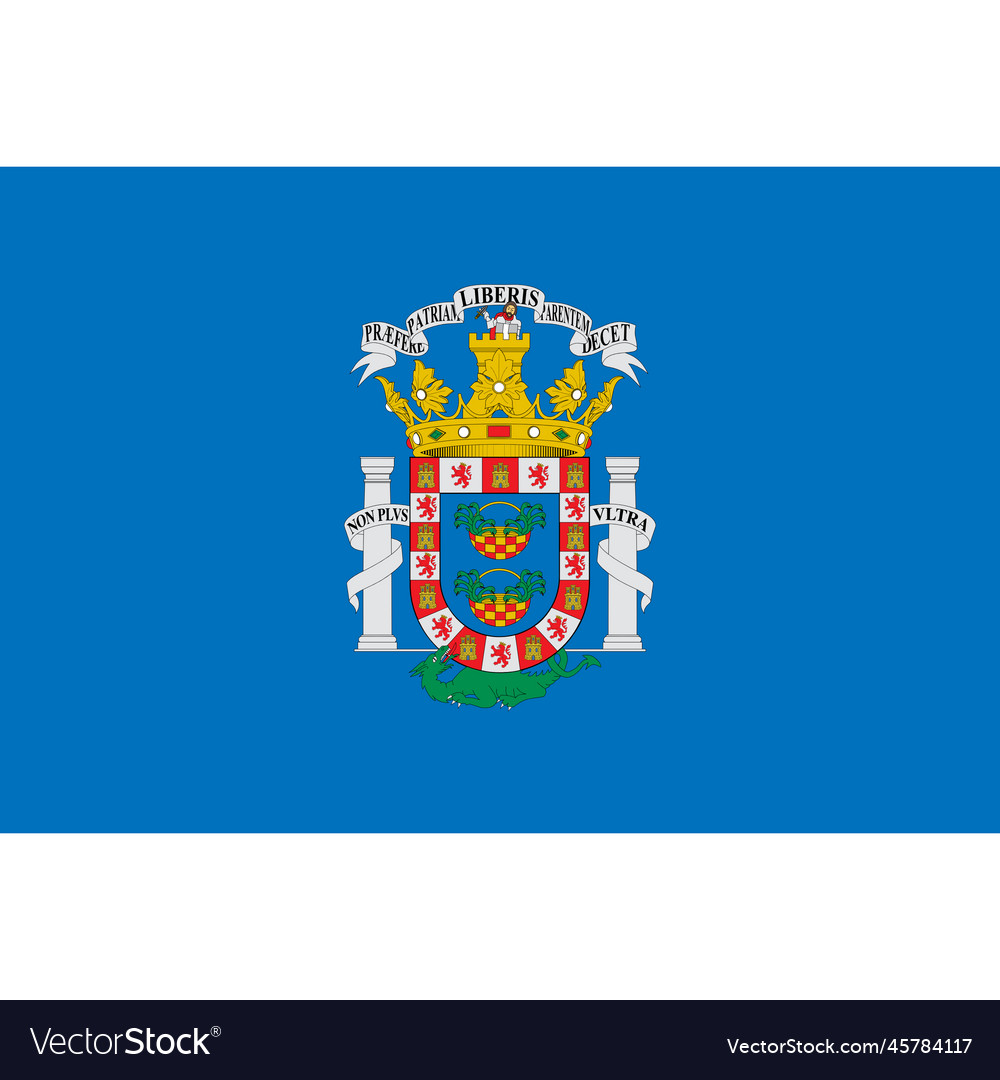 Melilla Flag Royalty Free Vector Image VectorStock