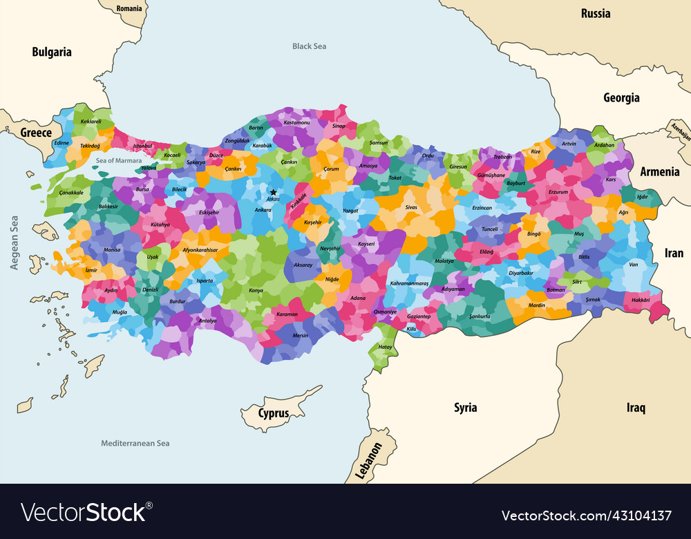 Map Of Turkey And Provinces Turkish Travel Blog Off