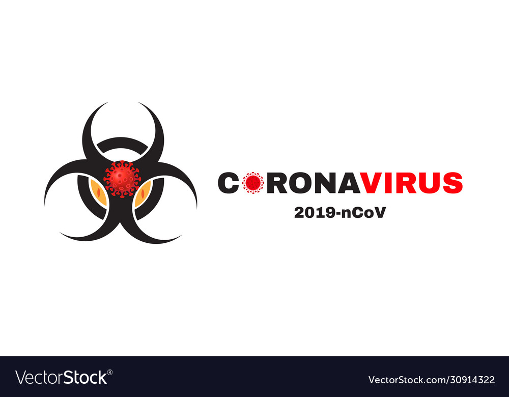 Biohazard Coronavirus 2019 Ncov Background Virus Vector Image