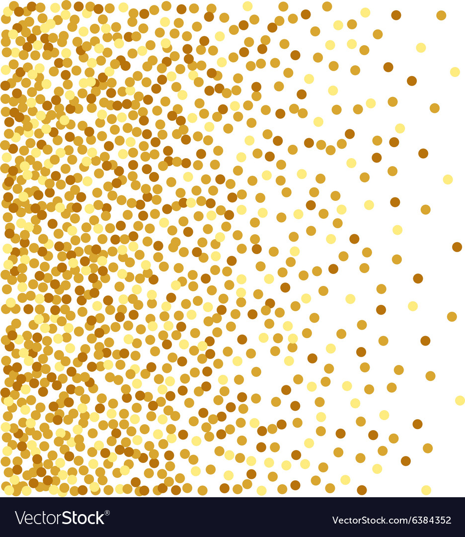 Abstract Golden Confetti Background Royalty Free Vector