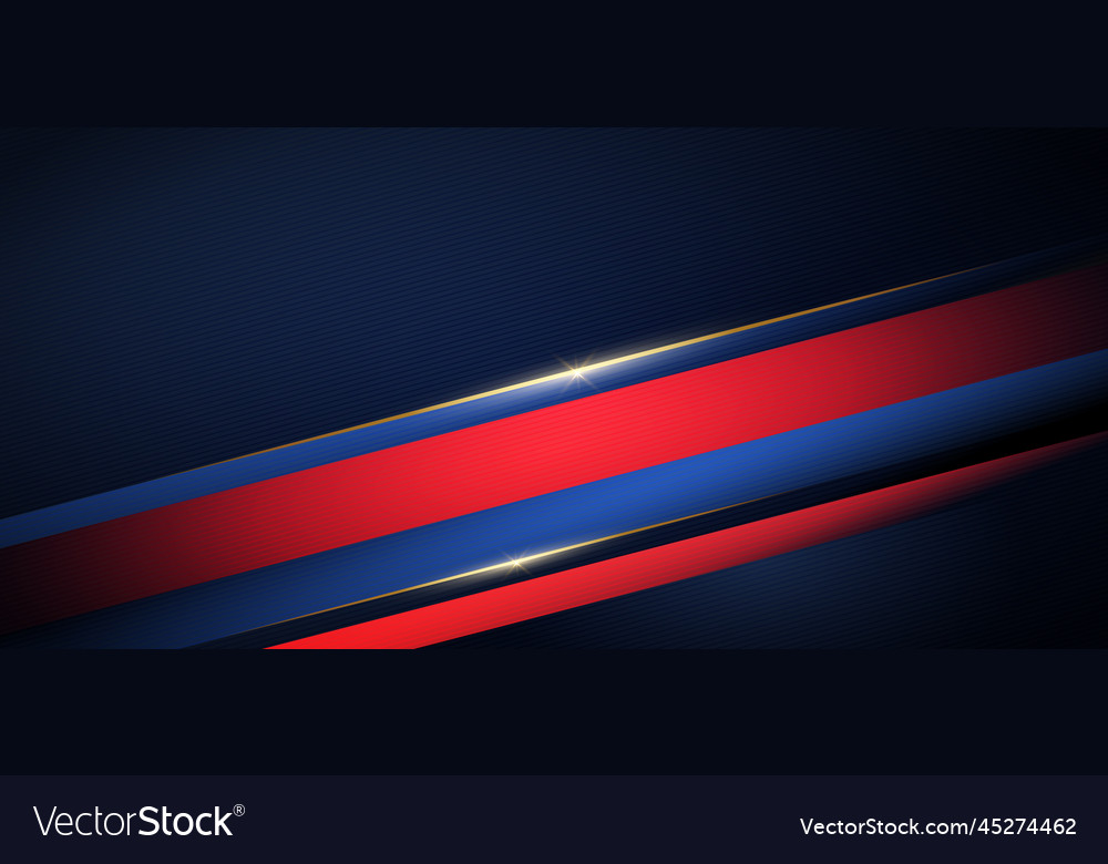 Abstract Template Blue And Red Geometric Diagonal Vector Image