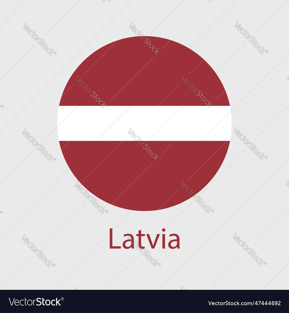 Latvia Flag Icons Set Royalty Free Vector Image