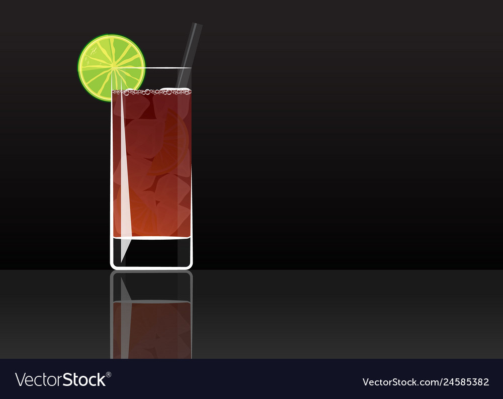 Official Cocktail Icon The Unforgettable American Vector Image