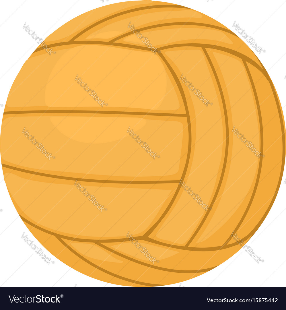 Volleyball Ball Icon Cartoon Style Royalty Free Vector Image