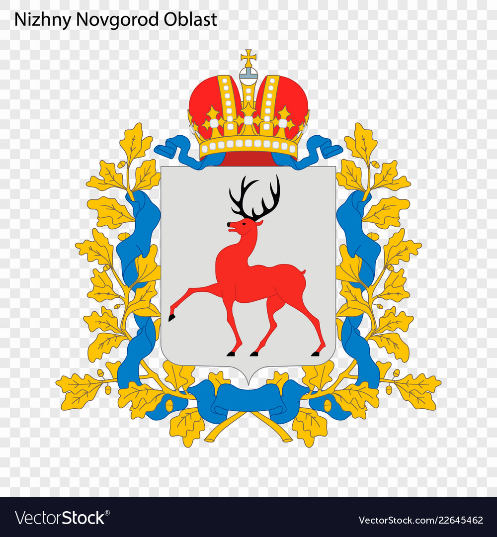 Emblem Of Province Russia Royalty Free Vector Image