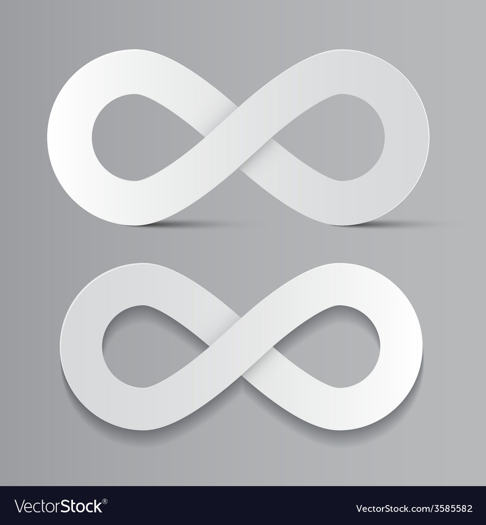 Infinity Symbols Royalty Free Vector Image Vectorstock