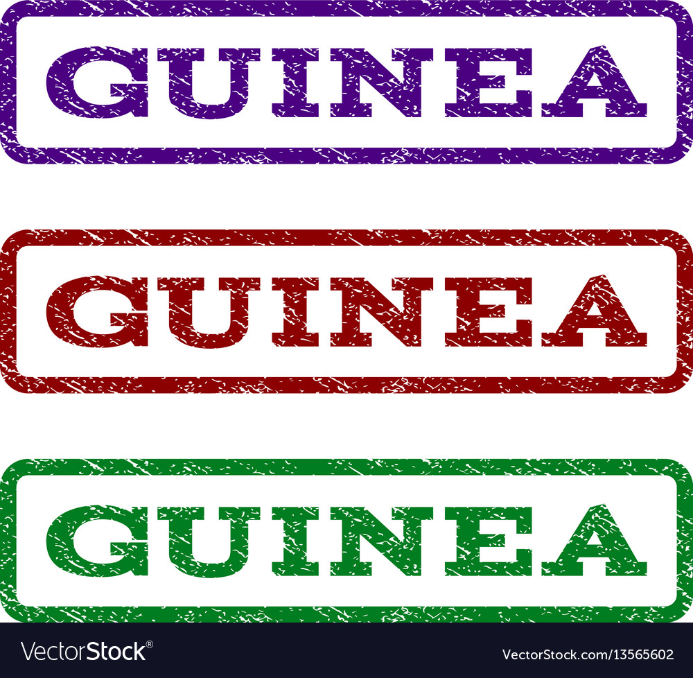 Guinea Watermark Stamp Royalty Free Vector Image