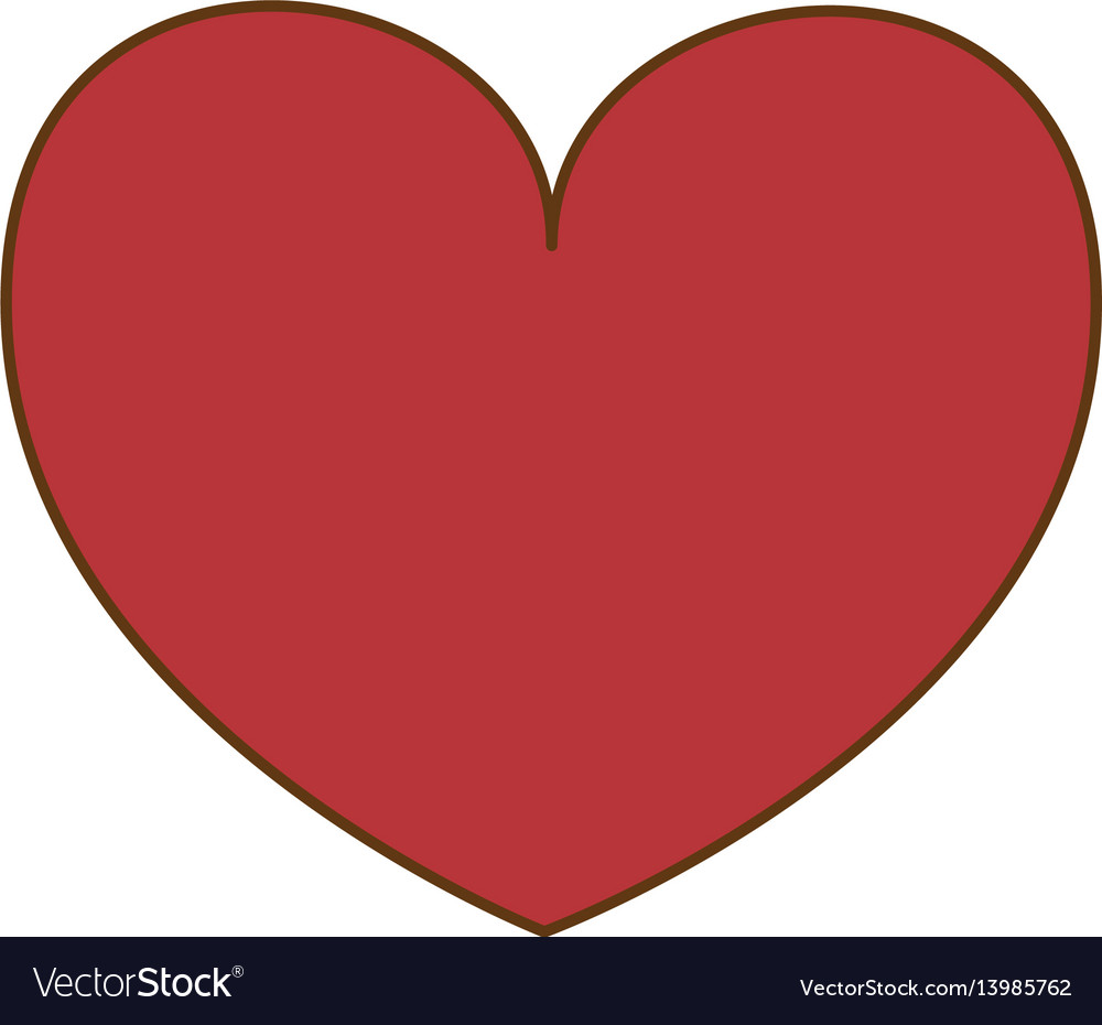 Heart Love Symbol Royalty Free Vector Image VectorStock