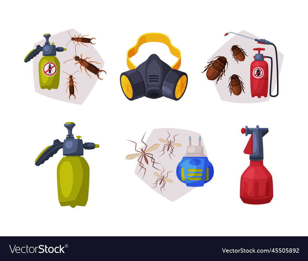 Pest Control And Insect Extermination Service Vector Image