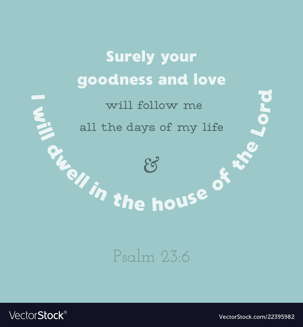 Bible Verse From Psalm Royalty Free Vector Image