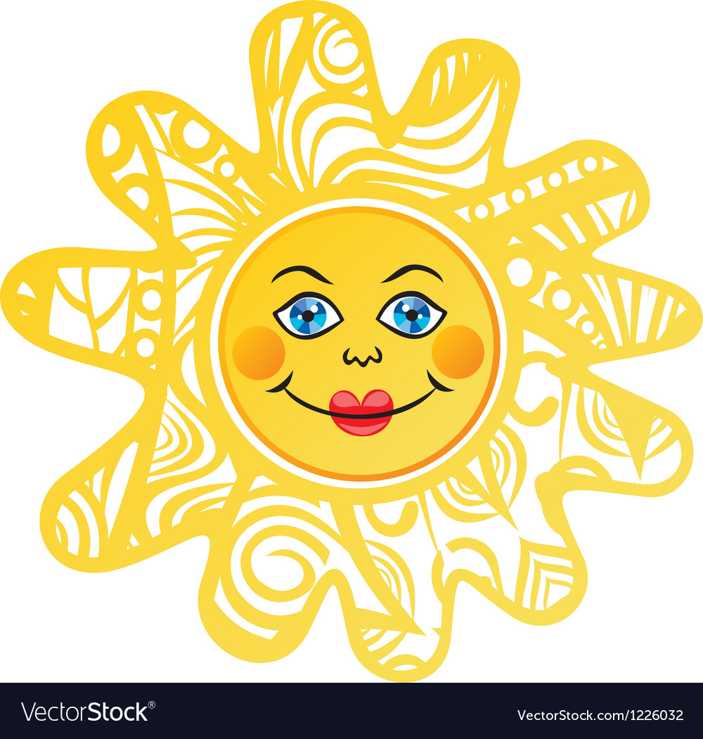 Sun Royalty Free Vector Image Vectorstock