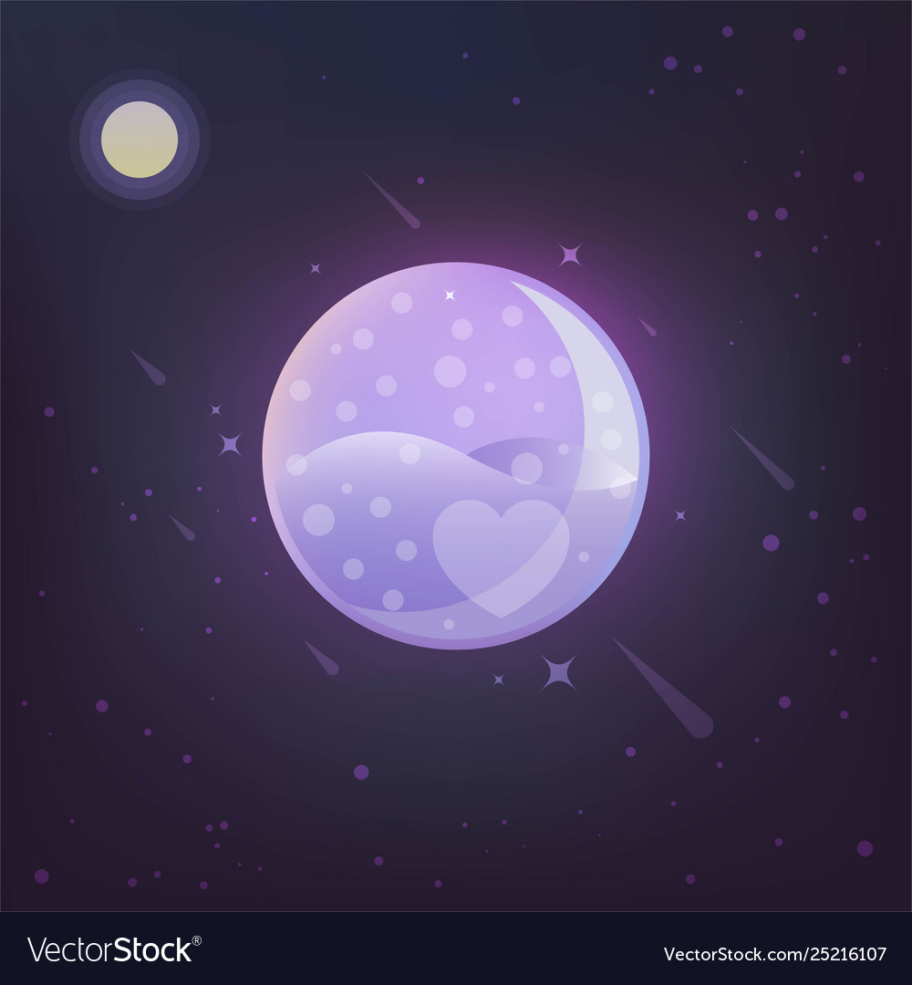 Pluto Planet In Solar System Royalty Free Vector Image