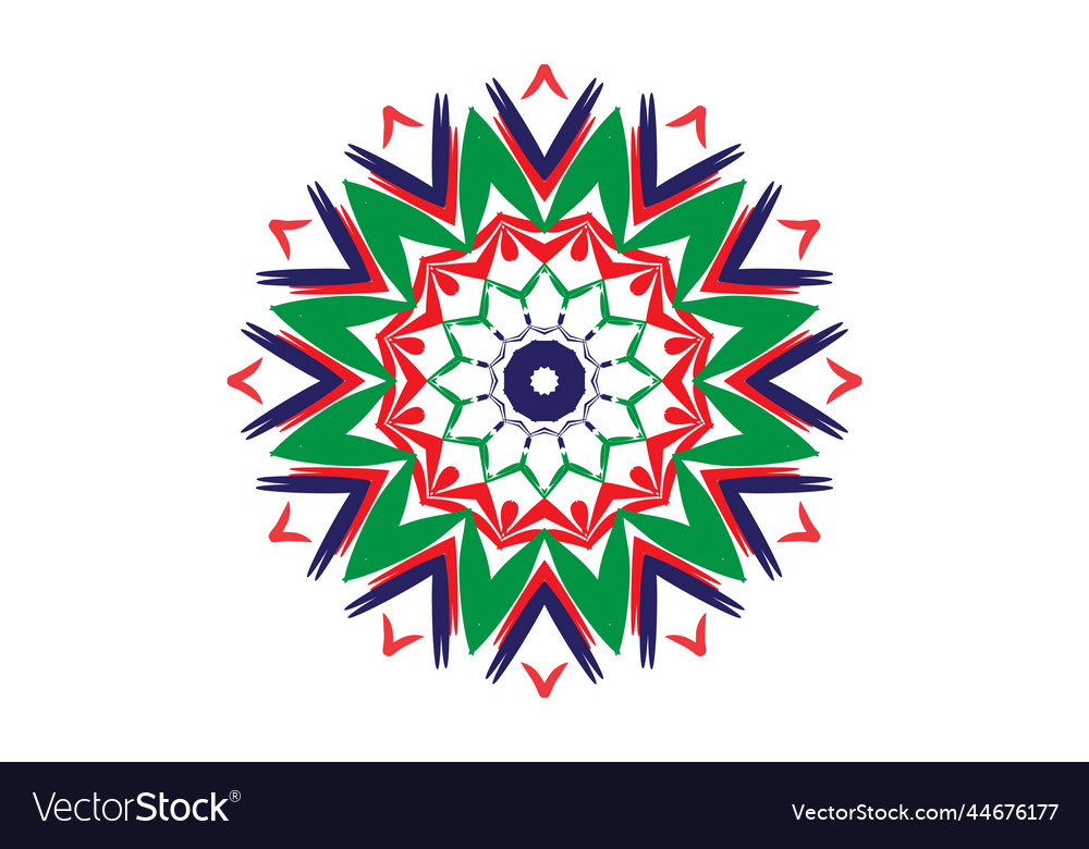 Mandala Design Design For Coloring Page Royalty Free Vector