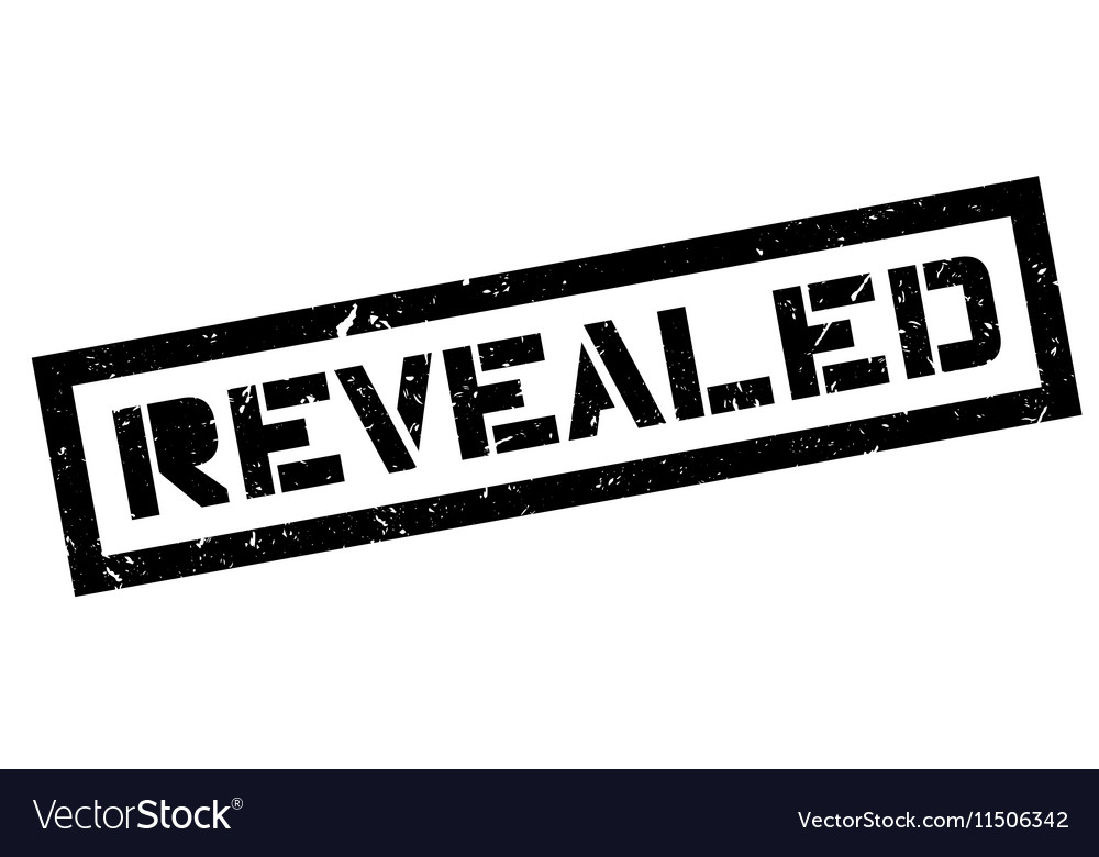 Revealed Rubber Stamp Royalty Free Vector Image