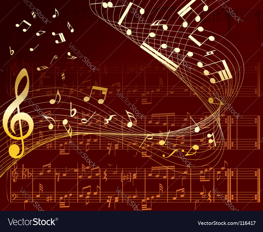 Musical Notes Royalty Free Vector Image VectorStock