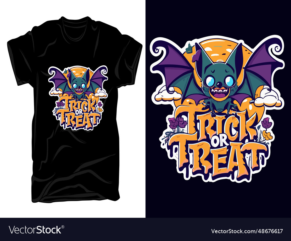 Halloween T Shirt Vampire Costume Royalty Free Vector Image