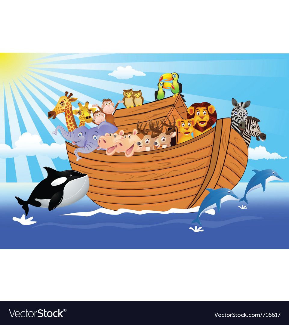 Noah Ark Royalty Free Vector Image Vectorstock