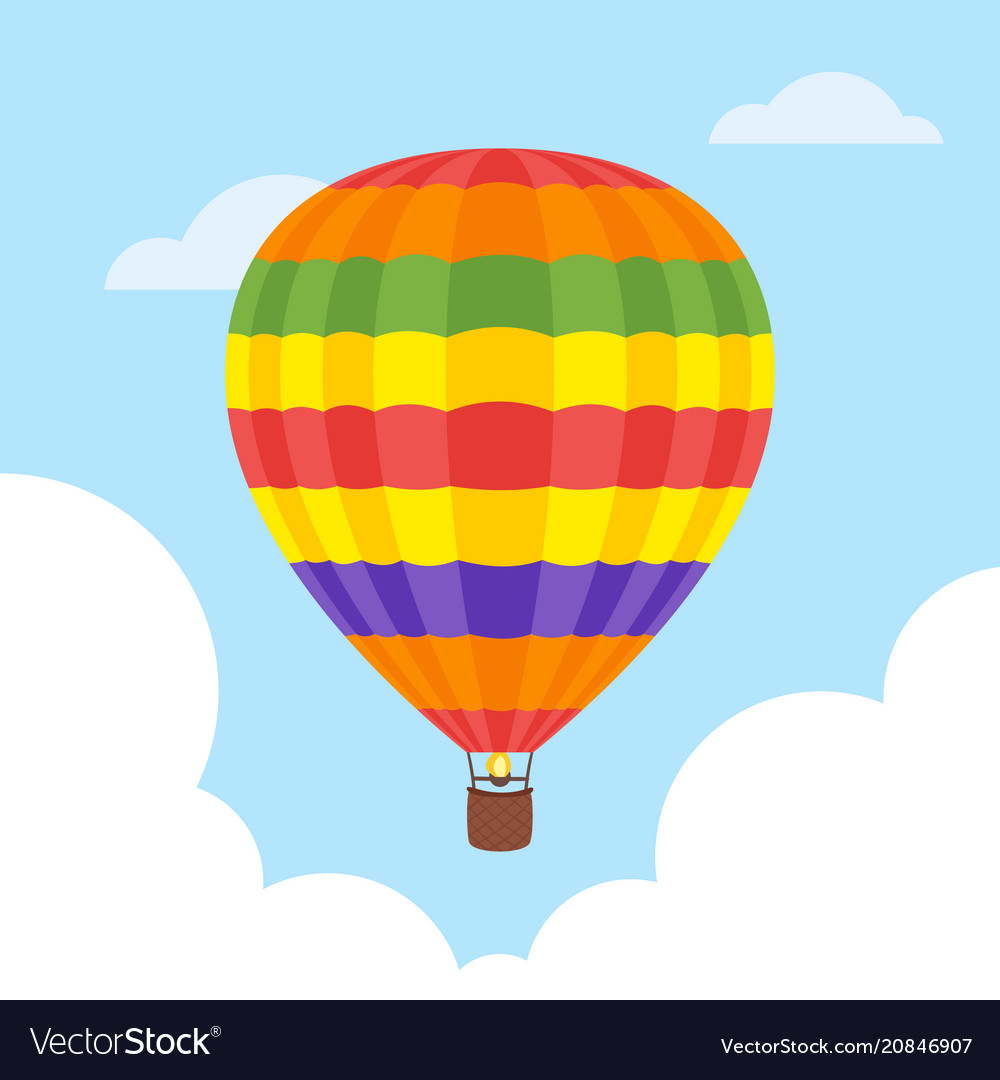 Colorful Hot Air Balloon Royalty Free Vector Image Atelier Yuwa Ciao Jp