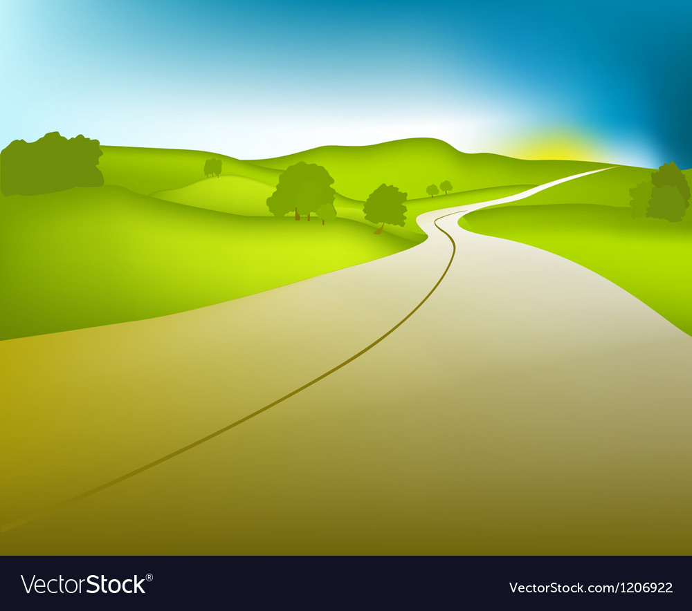 Road Royalty Free Vector Image Vectorstock