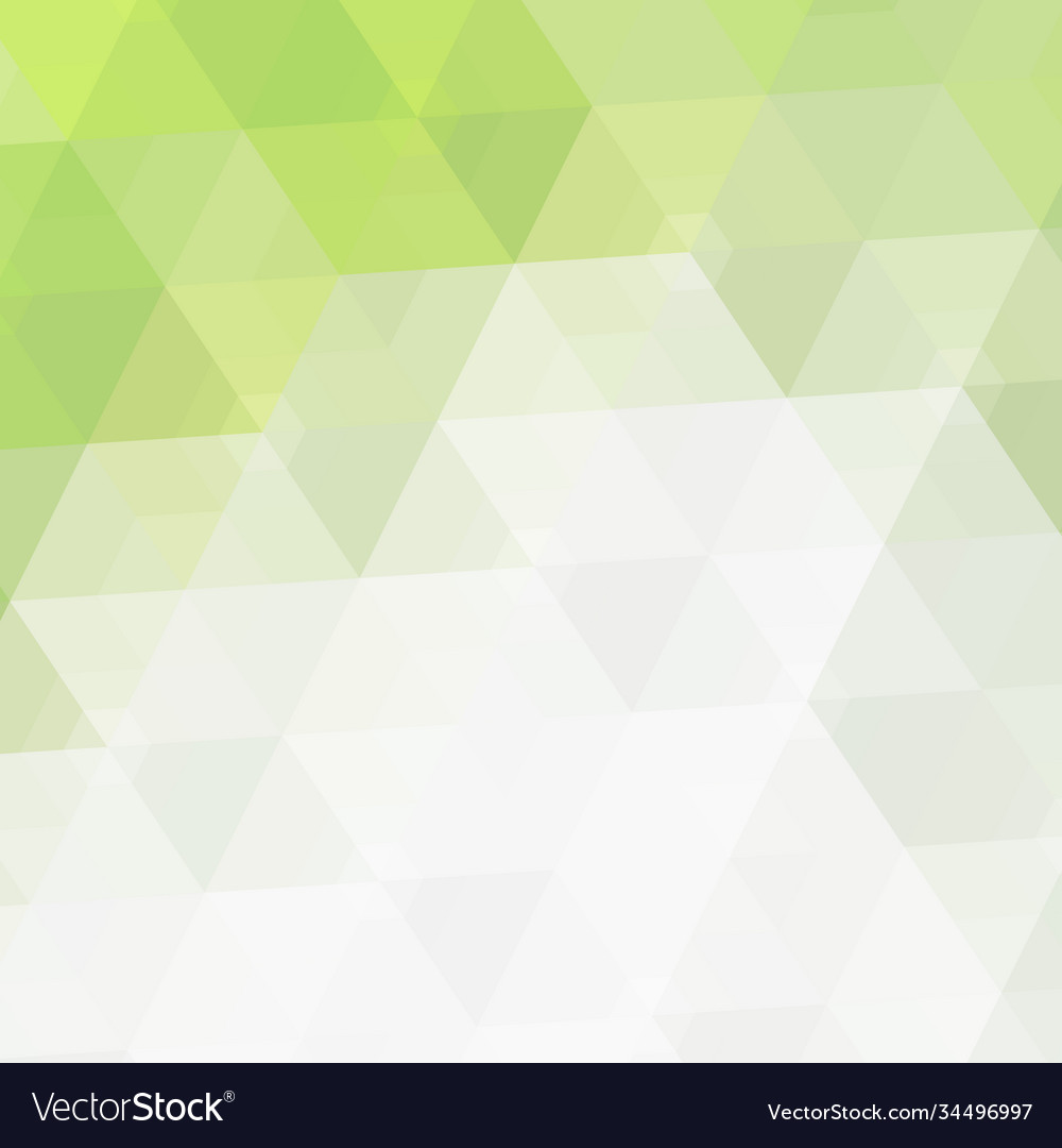 Abstract Green Triangle Background Royalty Free Vector Image