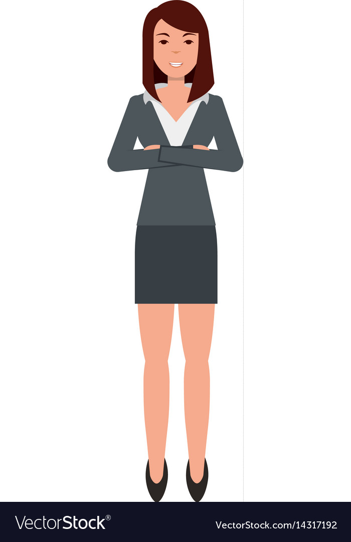 Businesswoman Avatar Character Icon Royalty Free Vector