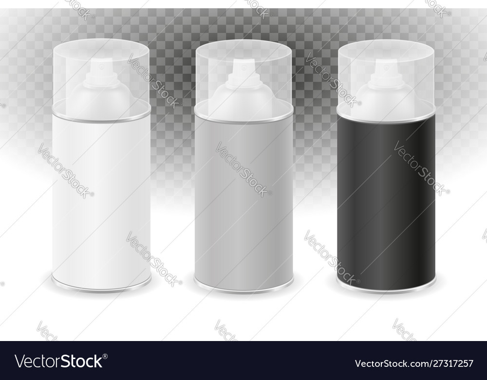 Spray Paint In A Metal Can Container Royalty Free Vector