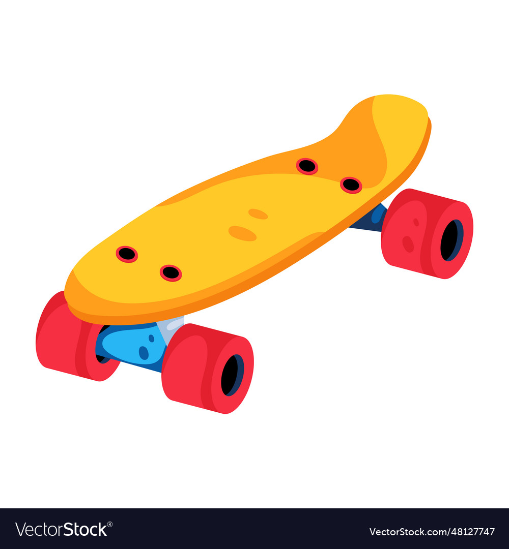 Skateboard Royalty Free Vector Image Vectorstock