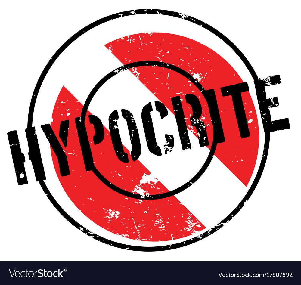 Hypocrite Rubber Stamp Royalty Free Vector Image