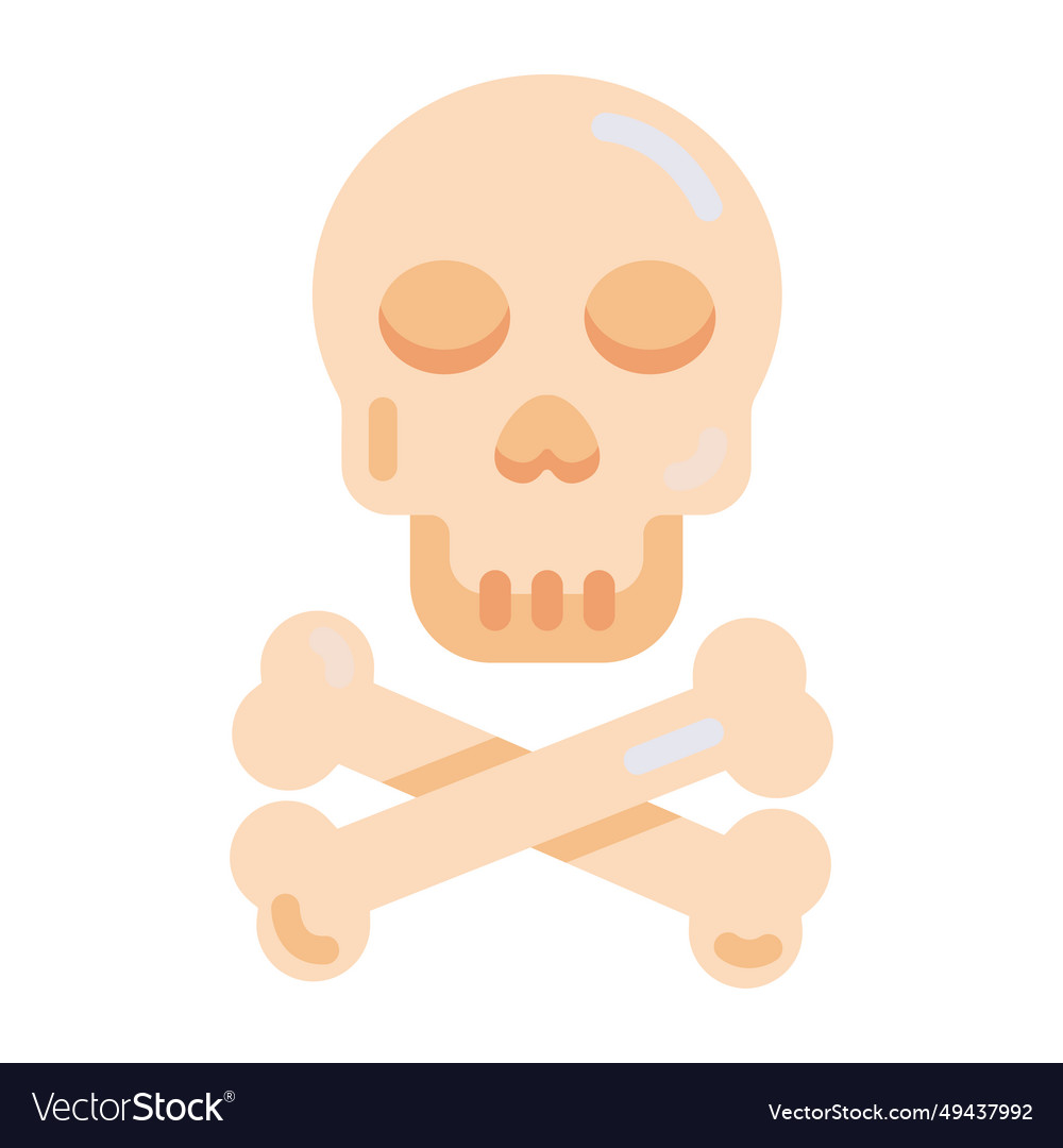 Skull Bones Royalty Free Vector Image VectorStock