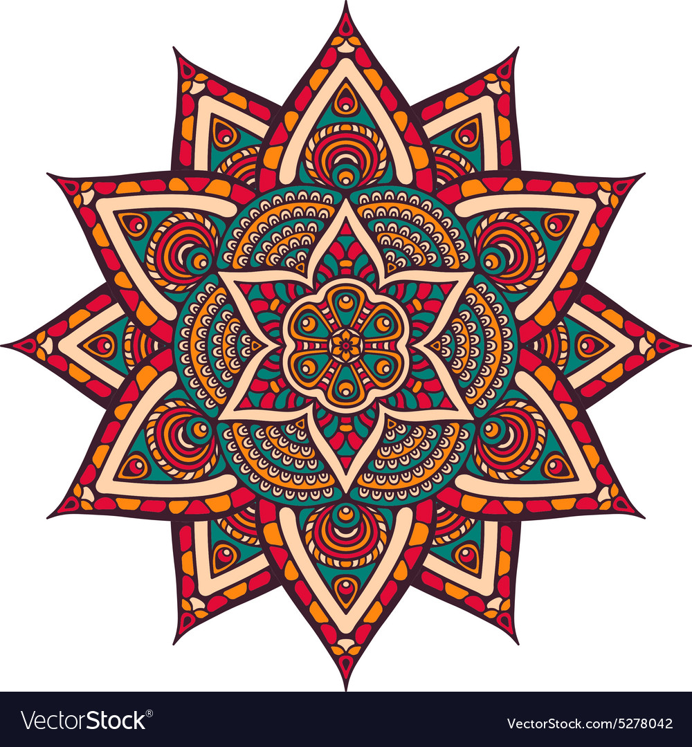 Mandala Royalty Free Vector Image Vectorstock