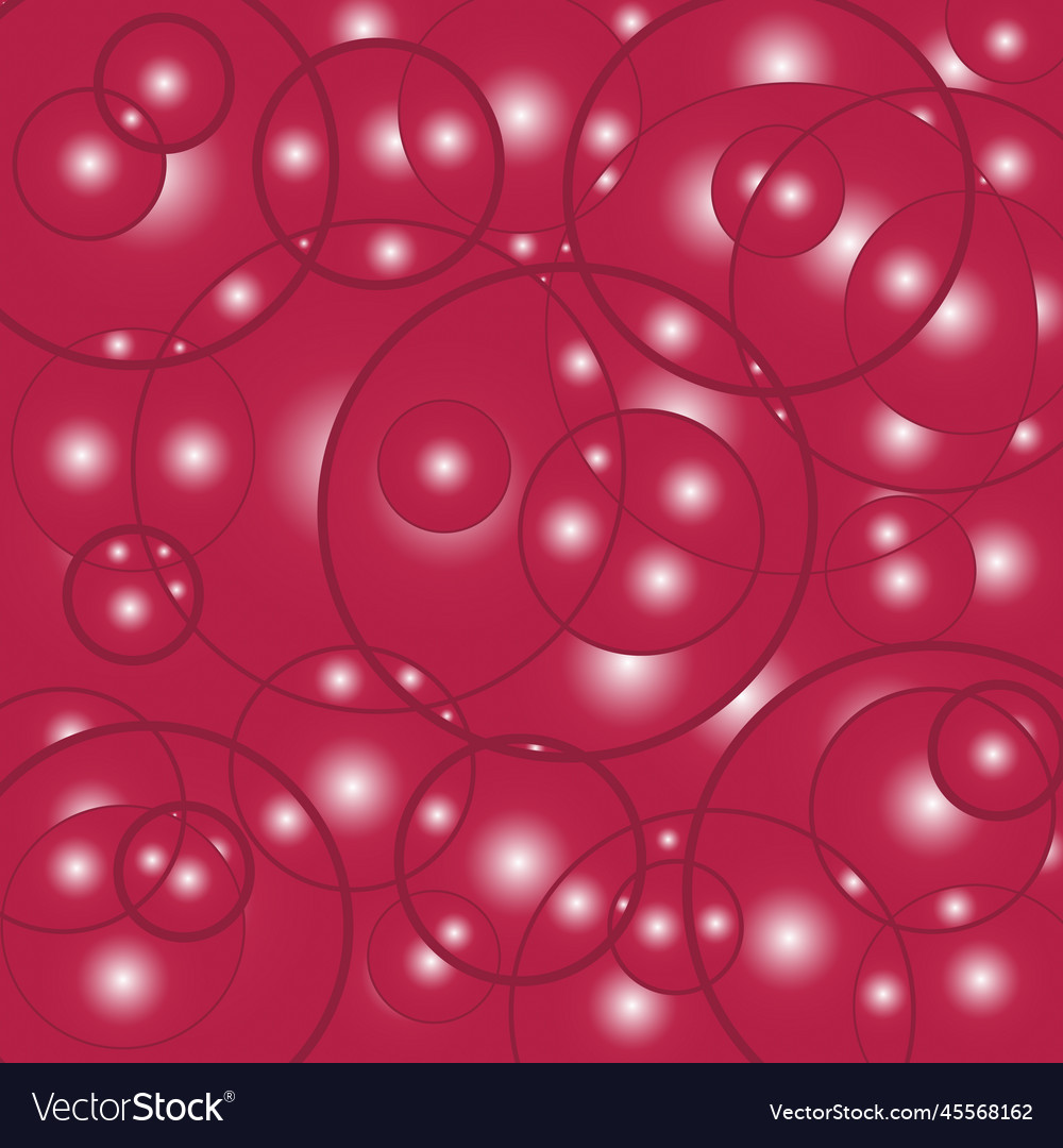 Abstract Background Of Circles And Bubbles Vector Image