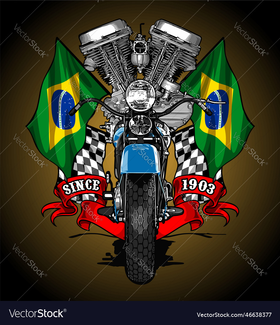 Biker Template For Graphic Design Royalty Free Vector Image